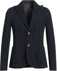 Daniele Alessandrini - Midnight Blazer Polyester, Cotton - Lyst