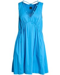 PINKO - Mini Dress Cotton, Polyamide, Elastane, Polyester - Lyst