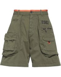 DSquared² - Shorts & Bermuda Shorts Cotton, Elastane, Polyester - Lyst