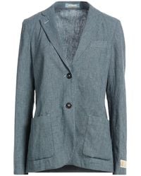 Massimo Alba - Blazer Cotton, Linen, Elastane - Lyst