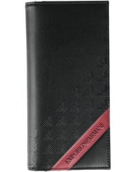 Emporio Armani - Wallet Leather - Lyst
