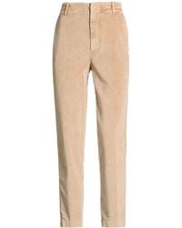 Dondup - Camel Pants Cotton, Elastane - Lyst