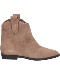 Roberto Festa - Khaki Ankle Boots Leather - Lyst