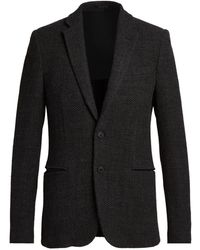Emporio Armani - Blazer Virgin Wool, Polyester, Viscose, Elastane - Lyst