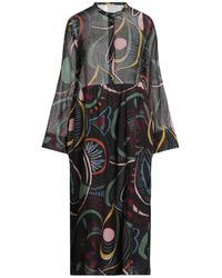 Massimo Alba - Midi Dress Cotton, Silk - Lyst