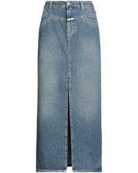 Closed - Denim Skirt Cotton, Recycled Cotton - Lyst