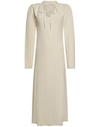 Erika Cavallini Semi Couture - Midi Dress Viscose, Acetate - Lyst
