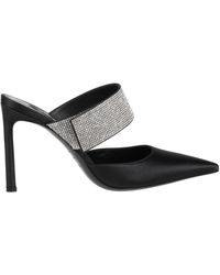 Sergio Rossi - Mules & Clogs Textile Fibers - Lyst