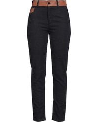 Trussardi - Pants Cotton, Polyester, Viscose, Calfskin - Lyst
