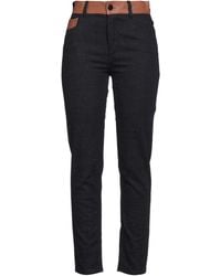 Trussardi - Pants Cotton, Polyester, Viscose, Calfskin - Lyst
