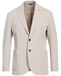 Tombolini - Cream Blazer Cotton, Polyamide, Elastane - Lyst
