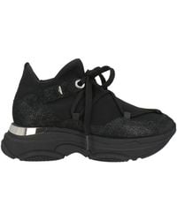 Alberto Guardiani - Sneakers Textile Fibers, Leather - Lyst