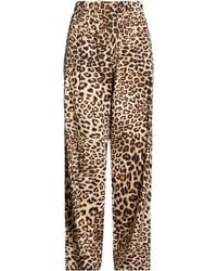 A PAPER KID - Camel Pants Cotton - Lyst