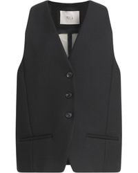 Tela - Tailored Vest Polyester, Virgin Wool, Elastane - Lyst