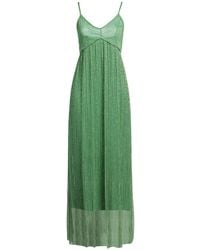 Kaos - Maxi Dress Polyester, Metallic Fiber - Lyst