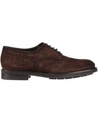 Santoni - Lace-Up Shoes Leather - Lyst