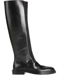 Jil Sander - Boot Leather, Textile Fibers - Lyst