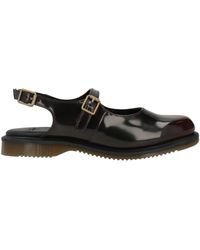 Dr. Martens - Burgundy Ballet Flats Leather - Lyst