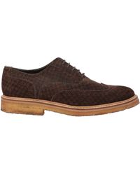 Gold Brothers - Brothers Dark Lace-Up Shoes Leather - Lyst