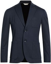 Paoloni - Midnight Blazer Cotton, Polyamide, Elastane - Lyst
