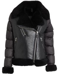 Blauer - Puffer Leather, Polyamide, Shearling - Lyst