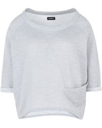 Emporio Armani - Ladies Knitted Sweat Light Sleepwear Polyester, Cotton - Lyst
