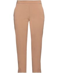 Kaos - Camel Pants Polyester, Viscose, Elastane - Lyst