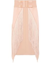 Elisabetta Franchi Falda a media pierna - Rosa