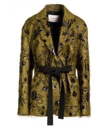 Co.Go - Military Blazer Polyester, Viscose, Cotton - Lyst