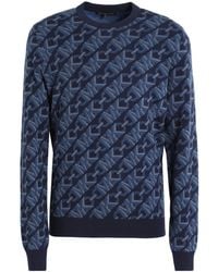 Michael Kors - Mk Pullover Aus Merinowolle Mit Empire Signature-Jacquardmuster - Lyst