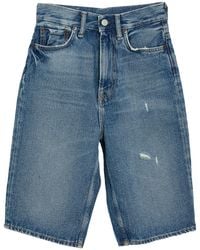 Acne Studios - Denim Shorts Cotton - Lyst