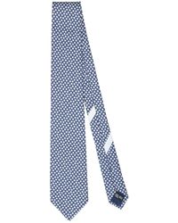 Hombre Accesorios de Corbatas de Corbata de seda con extremo en punta Giorgio Armani de Seda de color Azul para hombre 