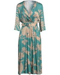 Kaos - Midi Dress Viscose - Lyst
