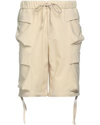 Bonsai - Sand Shorts & Bermuda Shorts Polyester, Virgin Wool, Elastane - Lyst