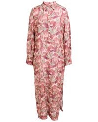 Massimo Alba - Midi Dress Cotton, Linen - Lyst