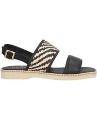 Hogan - Espadrilles Leather, Natural Raffia - Lyst