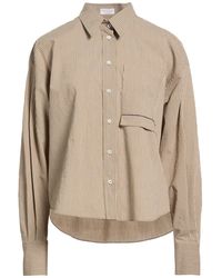 Brunello Cucinelli - Shirt Cotton, Polyamide - Lyst