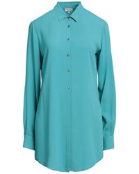 HER SHIRT HER DRESS - Shirt Viscose, Silk - Lyst