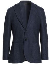 Paoloni - Blazer Virgin Wool, Silk, Synthetic Fibers, Cotton, Cashmere - Lyst
