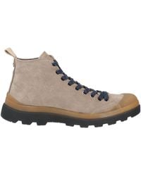 Pànchic - Sand Ankle Boots Leather, Rubber - Lyst