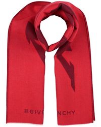 Givenchy - Scarf Wool, Virgin Wool, Silk - Lyst