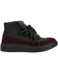 Giovanni Conti - Burgundy Sneakers Soft Leather - Lyst