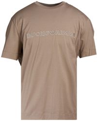 Emporio Armani - T-Shirt Cotton - Lyst