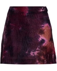 Roberto Collina - Mini Skirt Viscose, Polyamide - Lyst