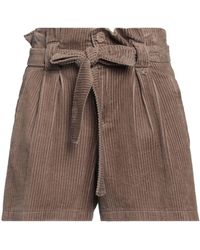 Souvenir Clubbing - Khaki Shorts & Bermuda Shorts Cotton - Lyst