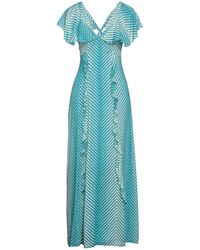 Soallure - Azure Maxi Dress Viscose - Lyst