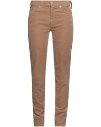7 For All Mankind - Camel Pants Cotton, Modal, Polyester, Elastane - Lyst