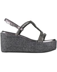 CafeNoir - Charcoal Espadrilles Textile Fibers - Lyst