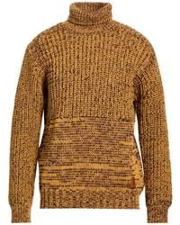 Tod's - Turtleneck Virgin Wool, Cow Leather - Lyst