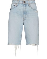 Rag & Bone - Distressed Denim Cutoff Shorts - Lyst